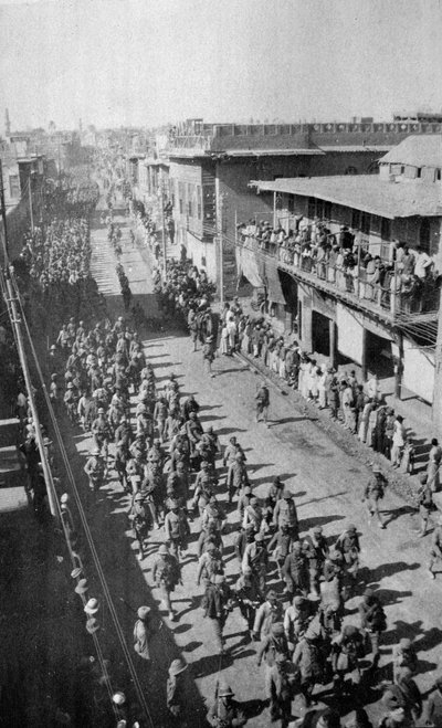 Turkish Prisoners of War, Baghdad, 1916-17 by English Photographer